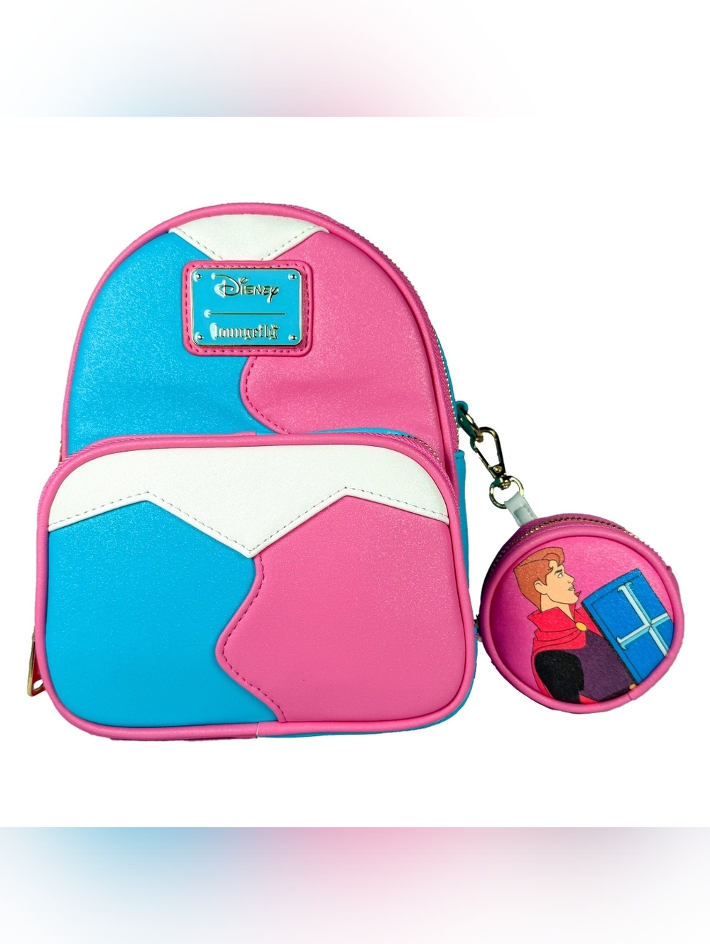 NWT Disney Loungefly Make It Pink Make It Blue Converitble Bag SOLD OUT